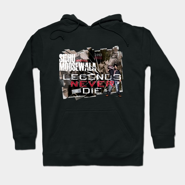 Sidhu Moosewala Last Ride in Peace Hoodie by SAN ART STUDIO 